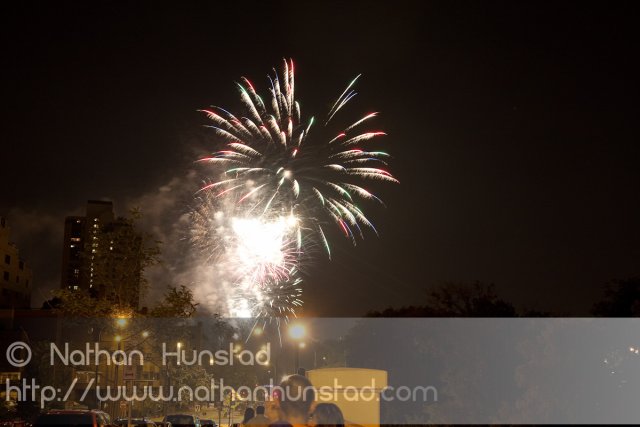 Minneapolis fireworks on 4 July 2010